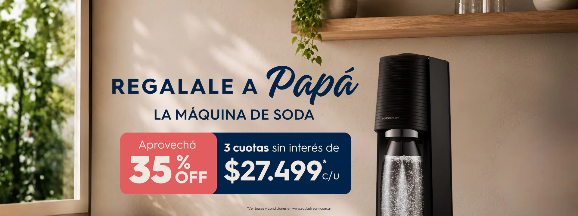 Soda fresca, hecha por vos